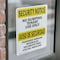 Signmission No Dumping Tenant Only Bilingual OSHA Security Notice Sign, Vinyl Decal, 7in W x 10in L, 2PK OS-2PACK-SN-D-710-L-11600 - alternate 3